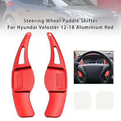 Aluminium Paddle Shifter for Hyundai Veloster (2012–2018) - Red