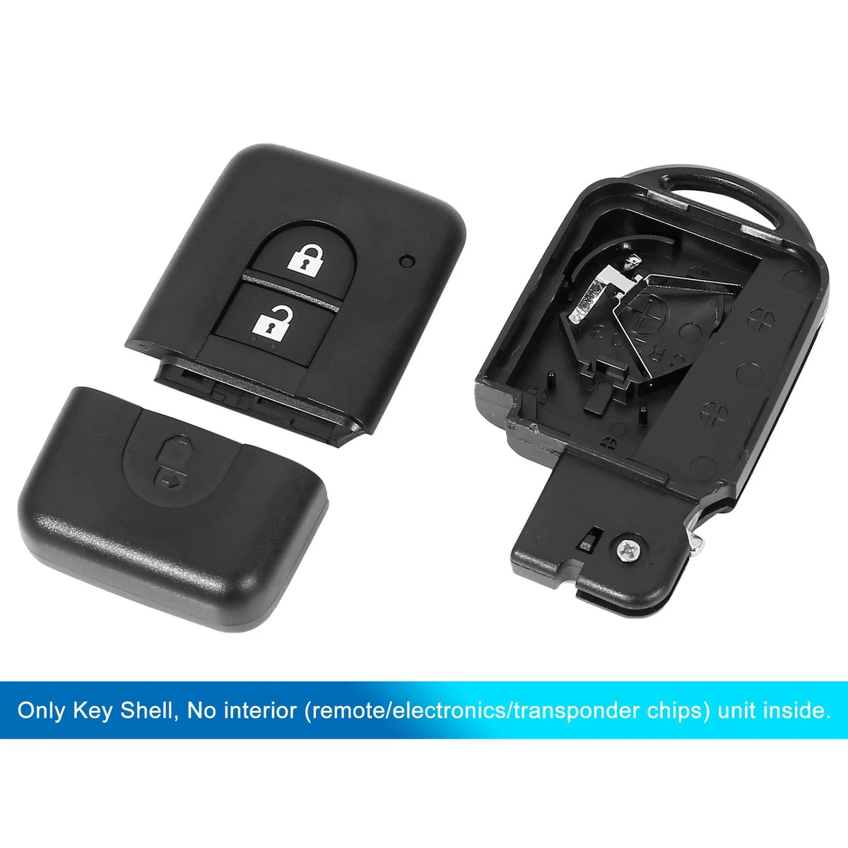 Key Fob Shell Case for Nissan Micra, Xtrail, Qashqai (1 Piece)