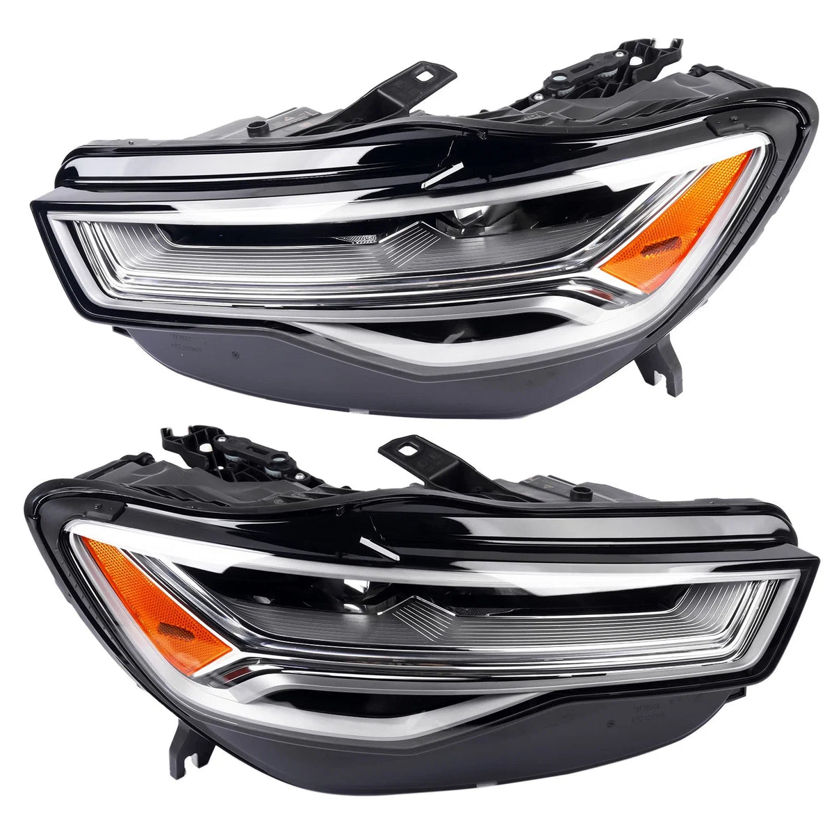 Pair LED Headlight Headlamp for Audi A6 S6 (2016–2018) 4G0941034K