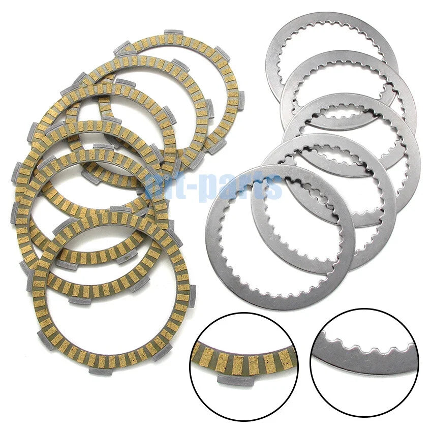 Clutch Friction Disc Plate Kit for Kawasaki KX100 (1998–2018) 13088-1016 13089-1120