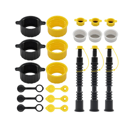 3PK Replacement Spout with Vent Kit for Old Gas Can