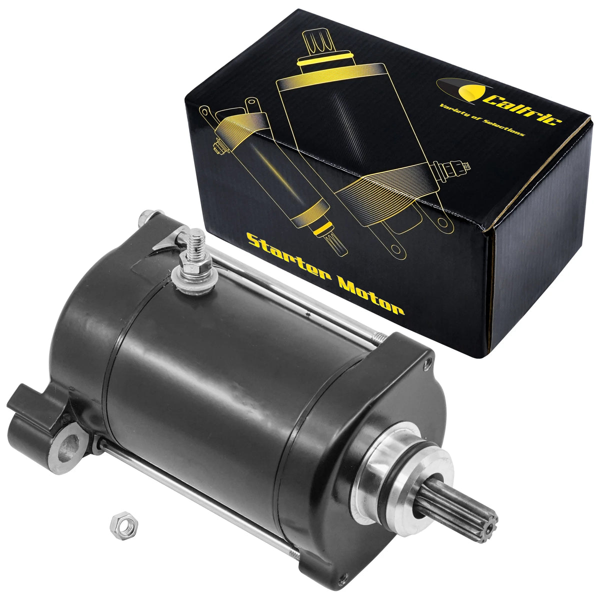 Starter for Yamaha 64X-81800-00-00 (12V, CCW, 9 Tooth Drive) AB134818894AD