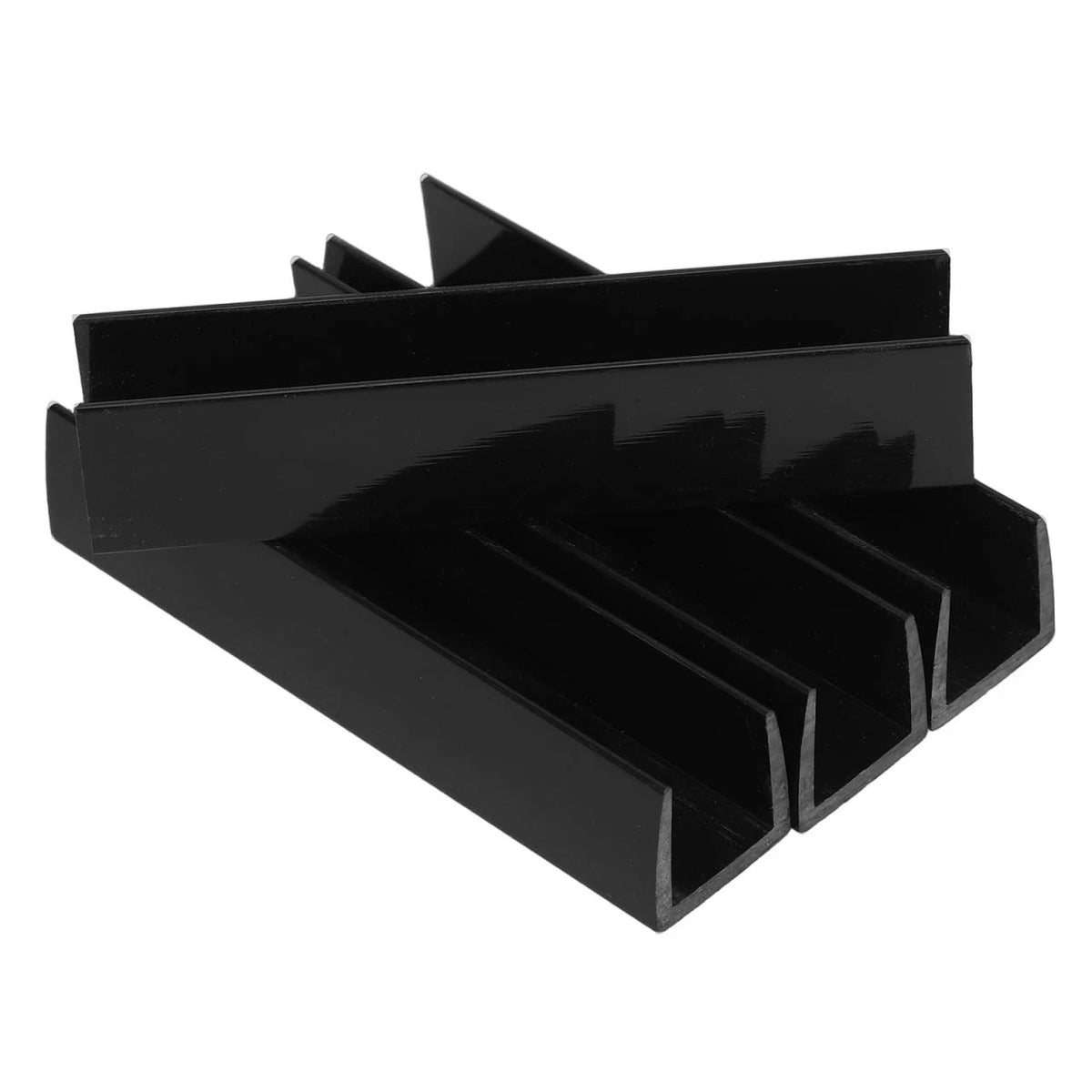 4X U-Shaped Fence Reinforcement Grooves for Stair Gate