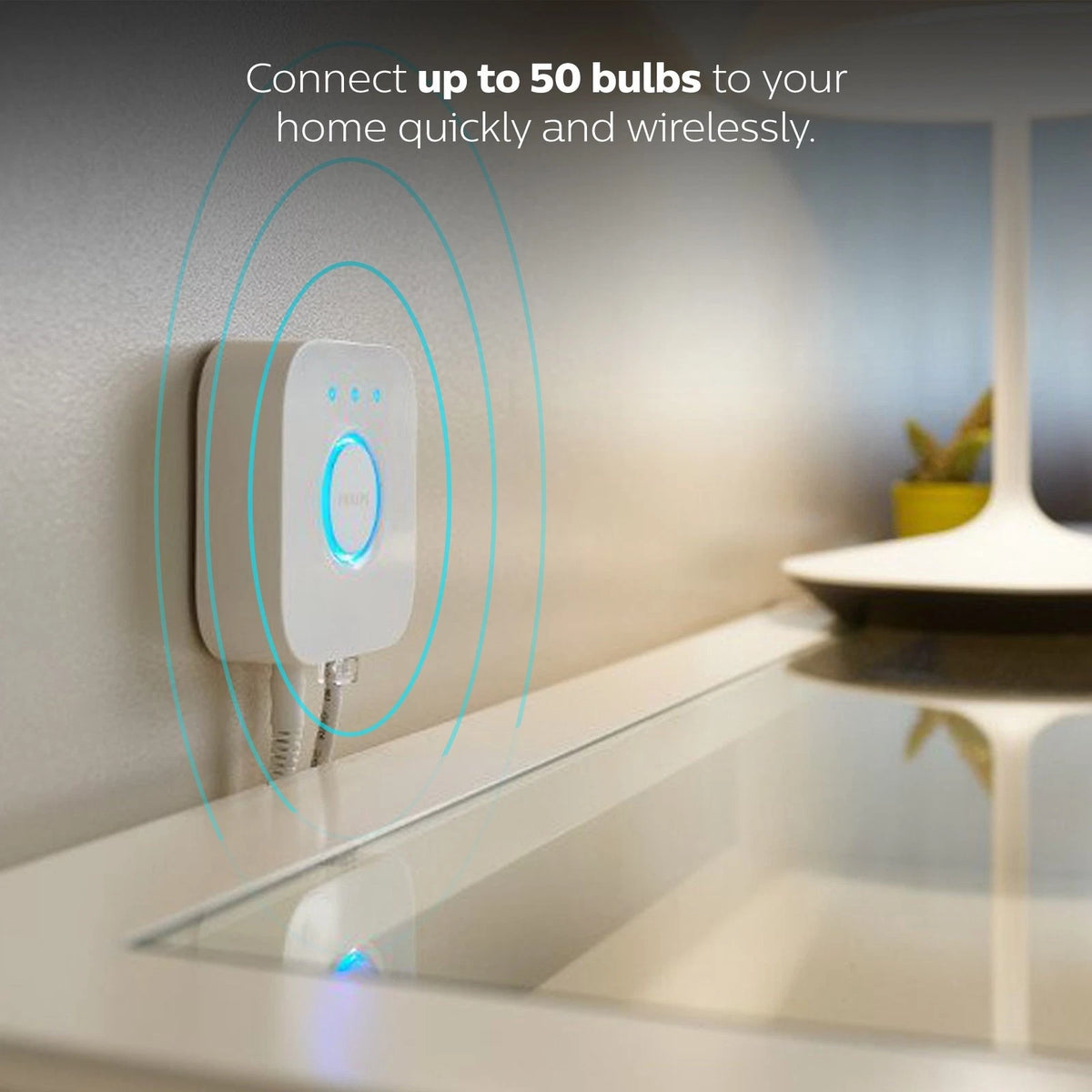 Philips Hue Bridge for Smart Lighting (1 Count)