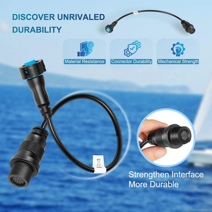 Adapter Cable 1852082 for Garmin EchoMAP, GPSMAP (Compatible Models)