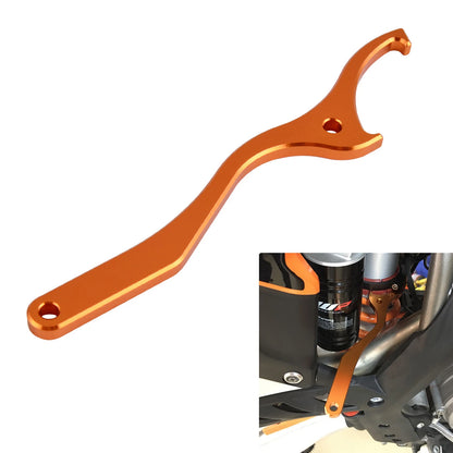 CNC Shock Absorber C Spanner Wrench for KTM 500EXC 350EXC-F (2013–2015)