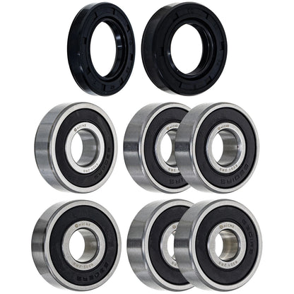Wheel Bearing Seal Kit for Suzuki DS250 TS250 (MK1008684, 6302-2RS, 6301-2RS, 6304-2RS)