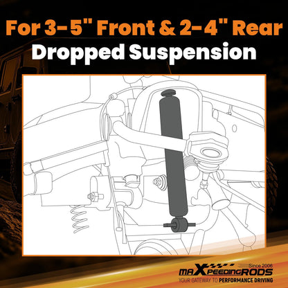 Performance Lowering Shocks Set for Ford F150 (1997–2003) 0R3TBS