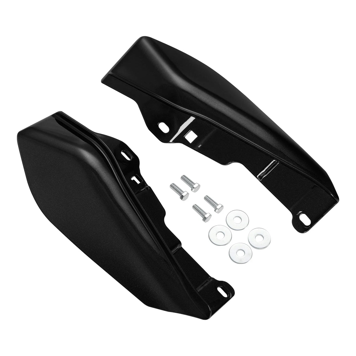 Mid Frame Air Deflectors for Harley Street Road Glide (2009–2023) Black Quartz