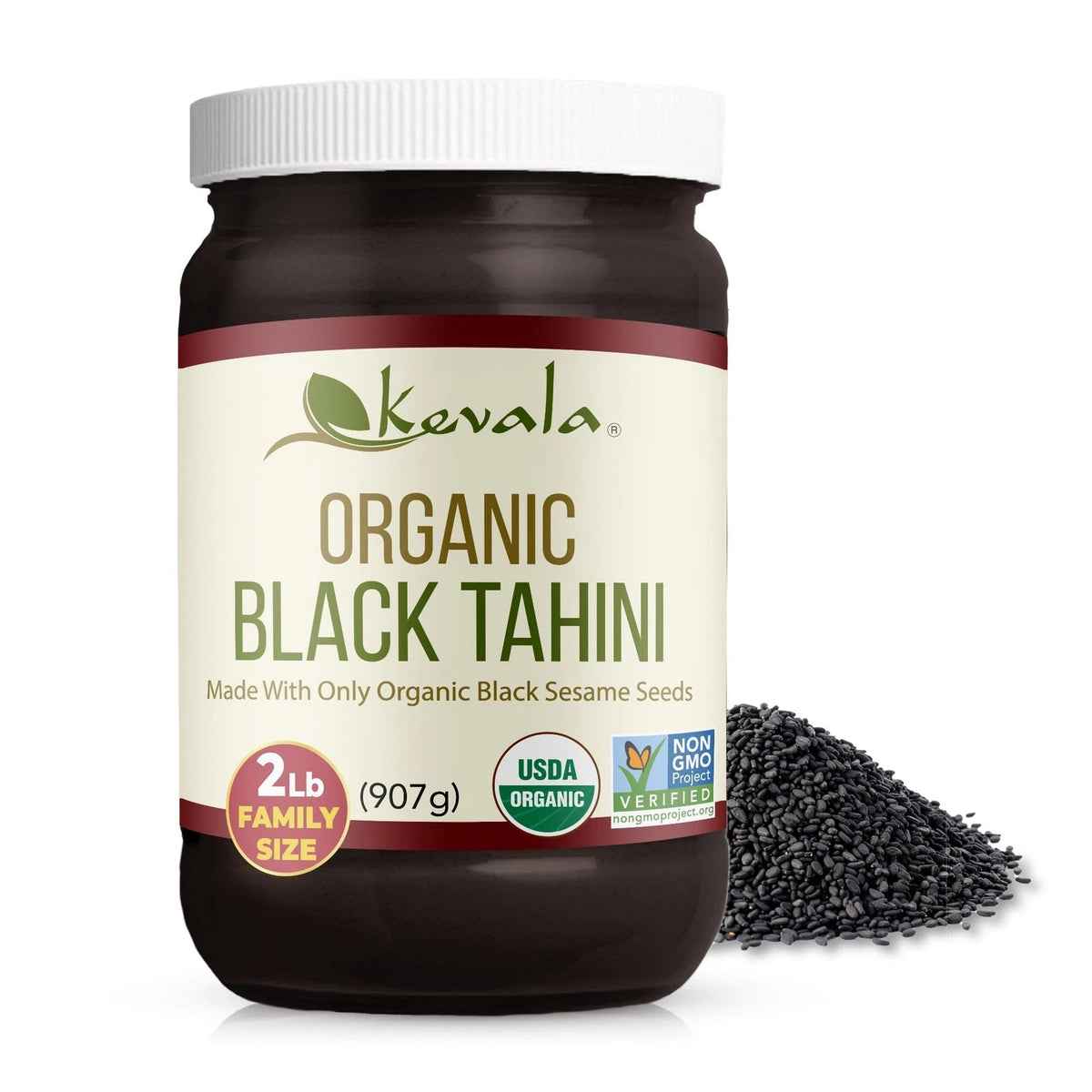 32 oz Organic Black Tahini for Gluten-Free Cooking (No Part Numbers)