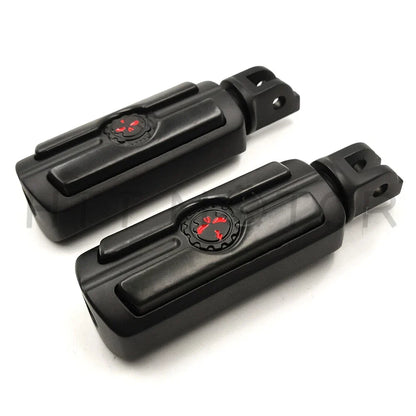 Black Gear Skull Footpeg for Harley Breakout FXBR / FXBRS (2018–2019)