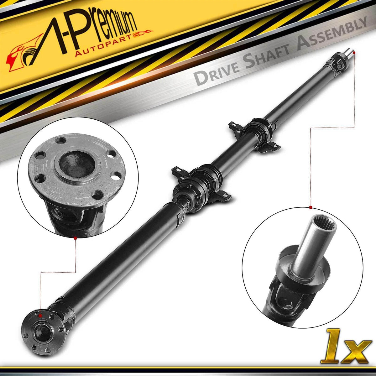 Rear Driveshaft Prop Shaft Assembly for Toyota Highlander (2014–2019) 3710048050, 976-413