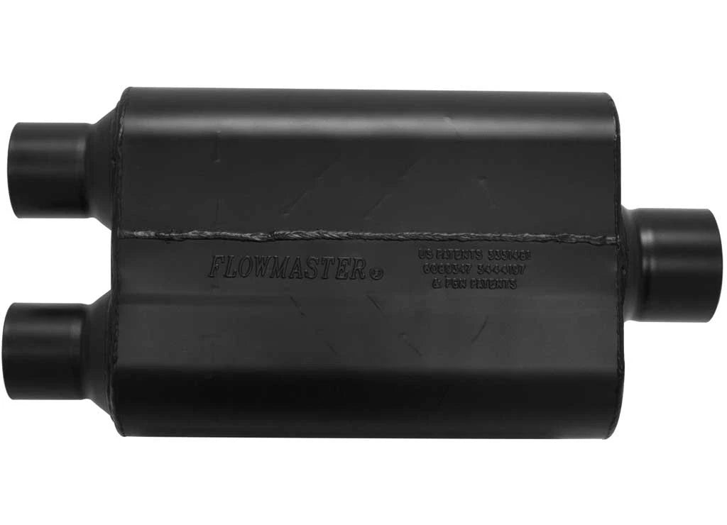 Flowmaster Super 44 Series Rumble Muffler 2.5" Dual Inlet/3" Center Out (8425453)