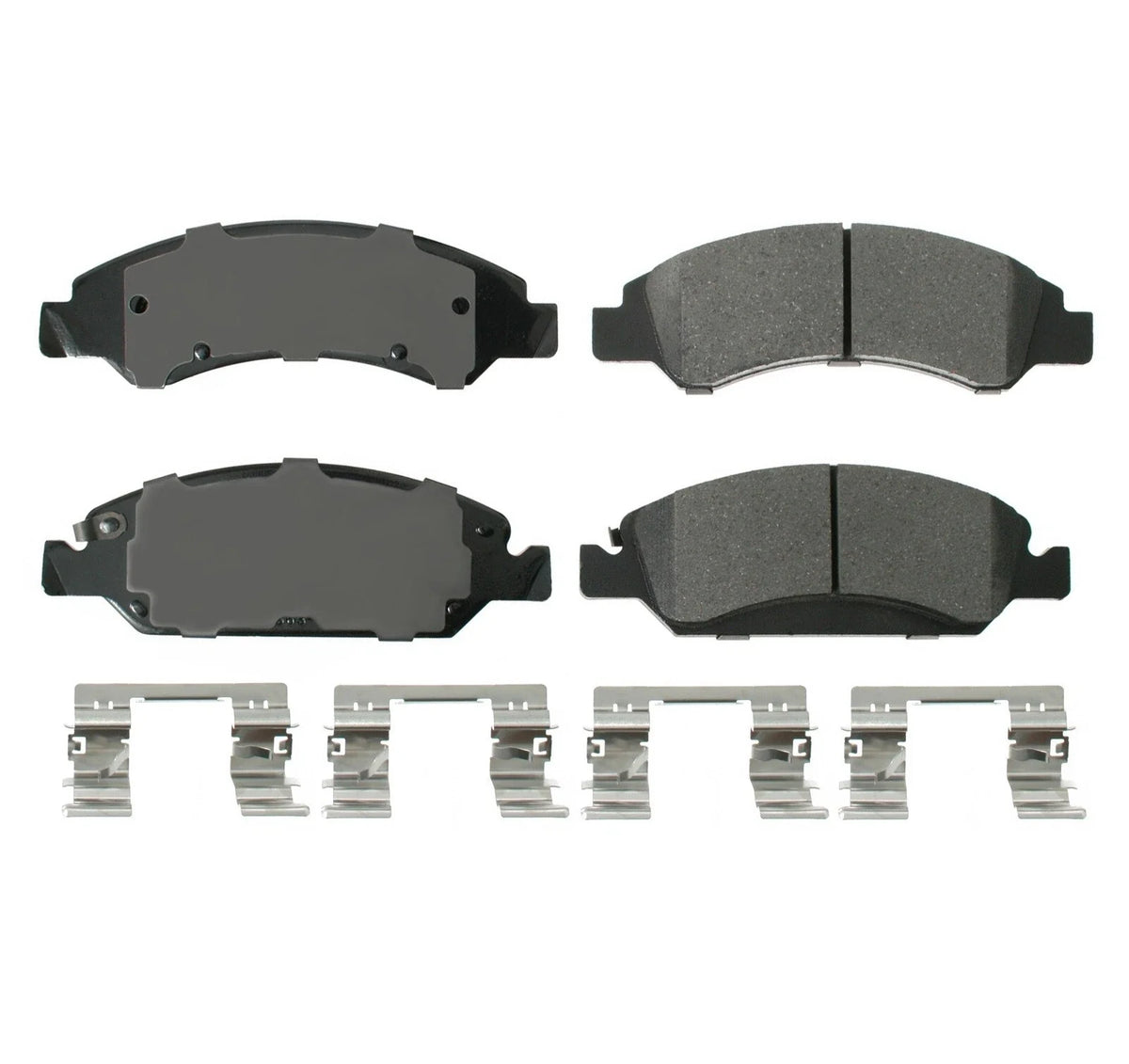 Front Brake Kit Set of 4 330mm Rotors Akebono Pads for Cadillac Chevy GMC