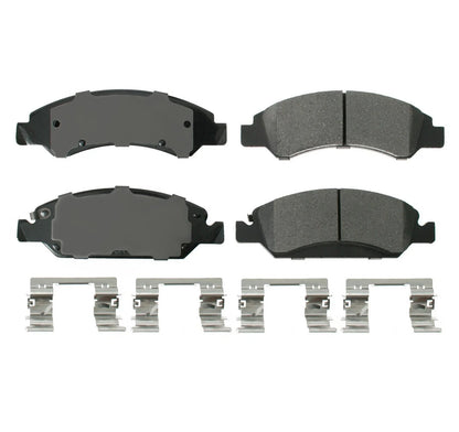 Front Brake Kit Set of 4 330mm Rotors Akebono Pads for Cadillac Chevy GMC