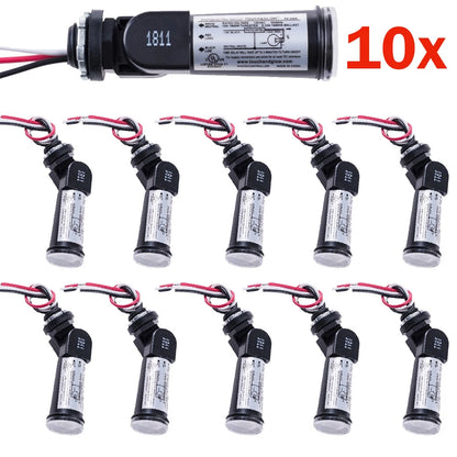 10Pcs LED Control Photocell Sensor for Outdoor Lighting