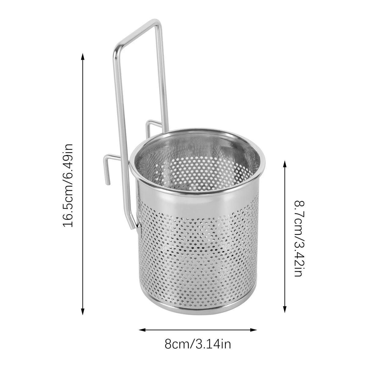 304 Stainless Steel Hot-pot Mesh Net Basket Strainer for Noodles