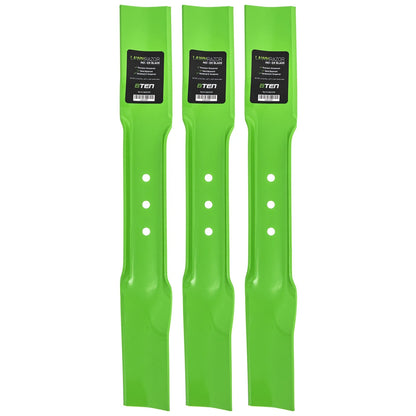 3-Pack LawnRAZOR Mower Blade for Ferris Kawasaki HP (7019795, 7019795BZ, 2-6691)