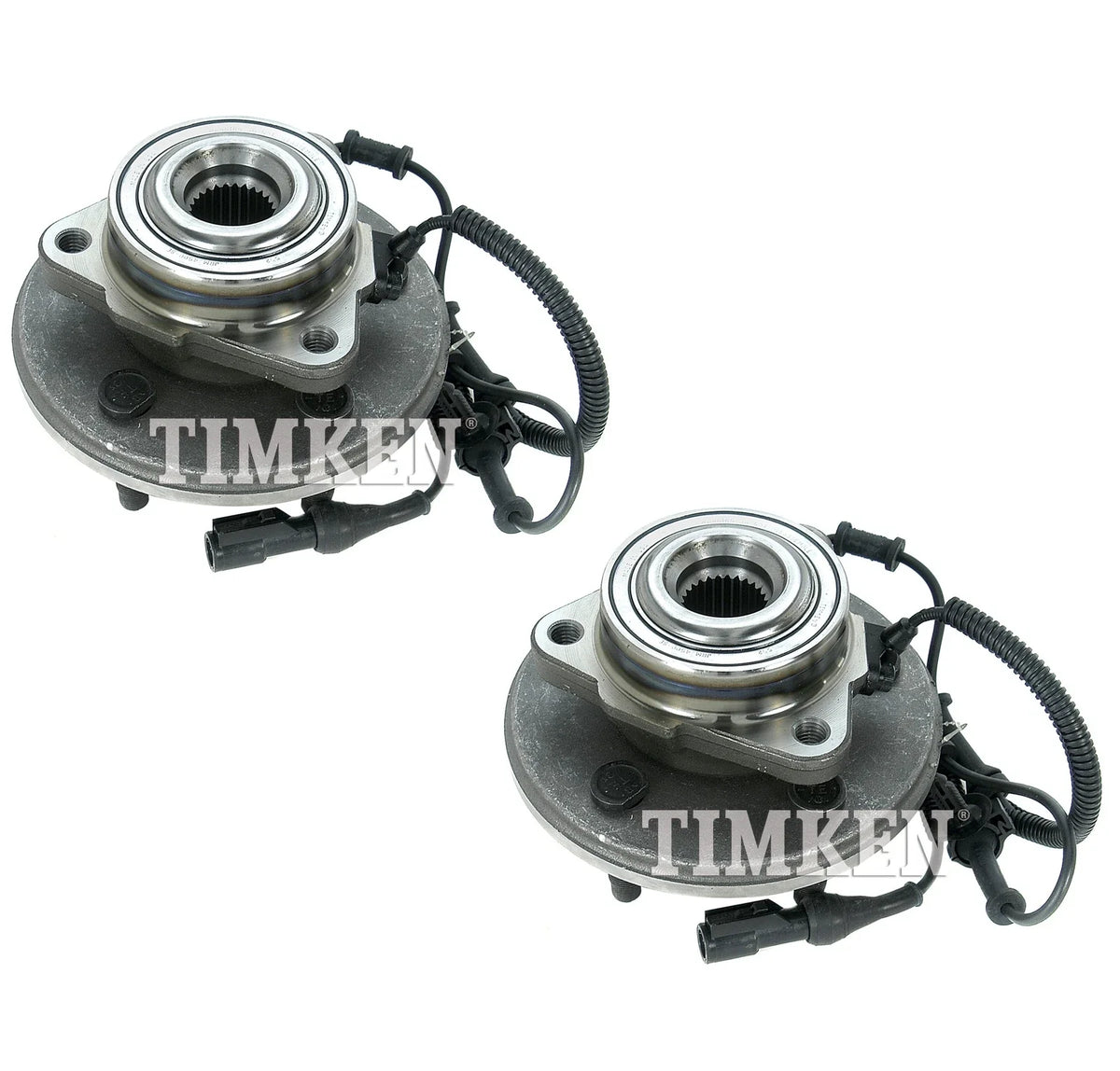 Set of 2 Front Timken Wheel Bearing & Hub Kit for Ford Lincoln Mercury (AWD)