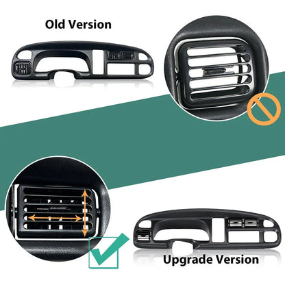 Dash Board Bezel Cover with Vents for Dodge Ram 1500 2500 3500 (1998–2002)