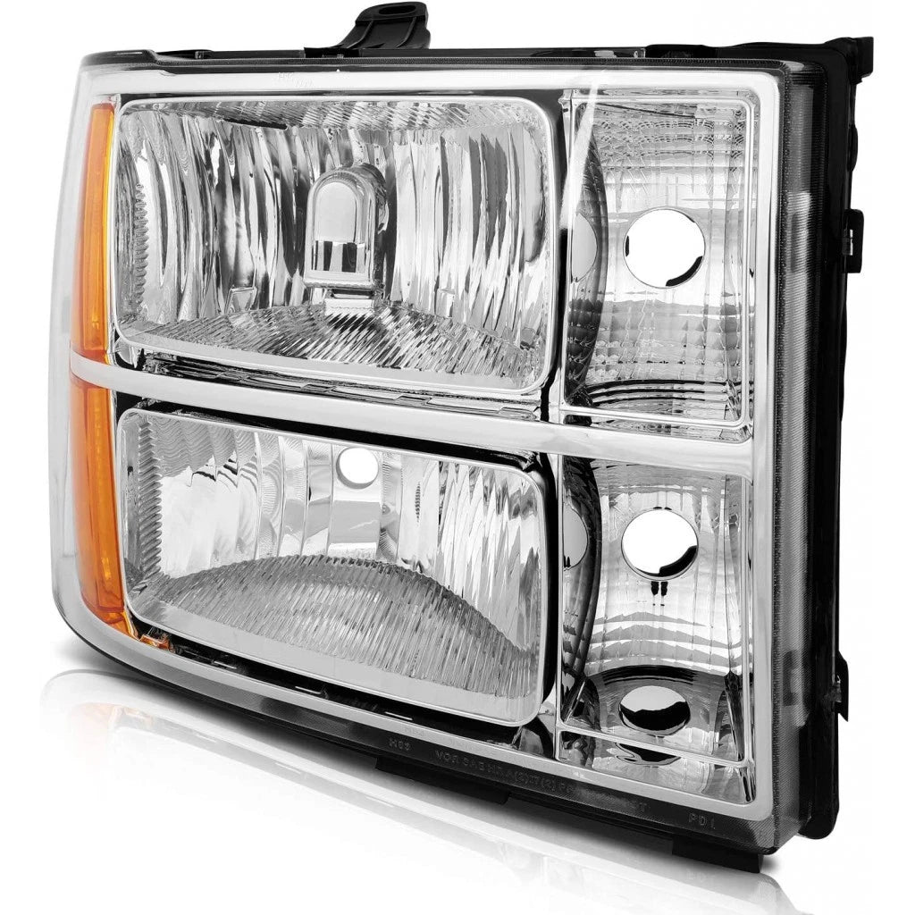 Headlight Assembly Pair for GMC Sierra 1500 (2007) PLX-M0-20-6820-00-1-CL360A1, GM2502283, GM2503283