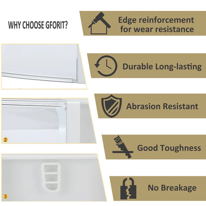 Right Side Refrigerator Door Shelf Bin for Samsung Fridge (7.87in)