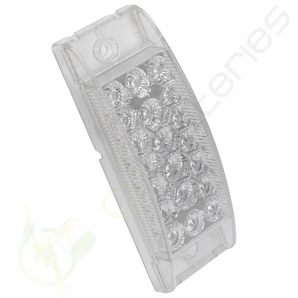 4X 6" Clear Lens Red LED Turn Signal Side Marker for Truck Trailer