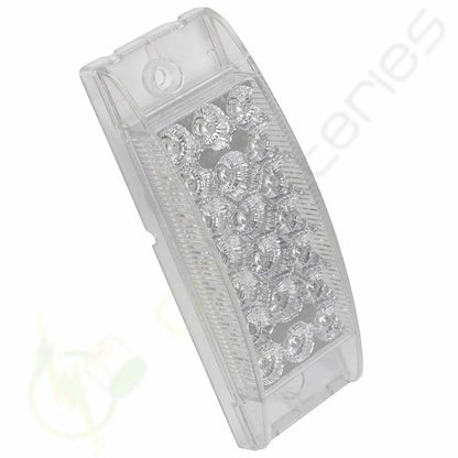 4X 6" Clear Lens Red LED Turn Signal Side Marker for Truck Trailer
