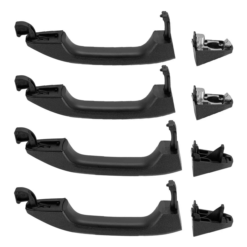 Set of 4 Exterior Door Handles for Chevy Silverado GMC Sierra (2014–2019)