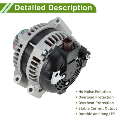 Alternator for Honda Accord (2003–2007) 105A 12V No. 31100RAAA01