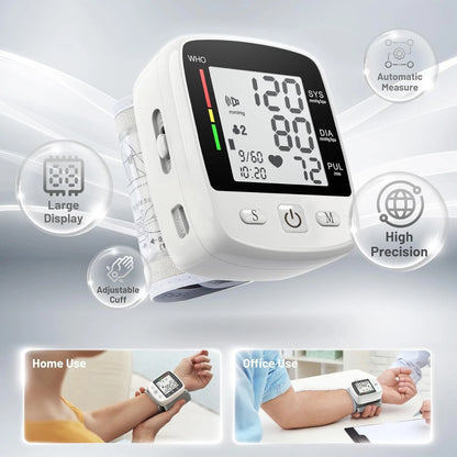 Digital Wrist Blood Pressure Monitor for Automatic Measurement (Medium)