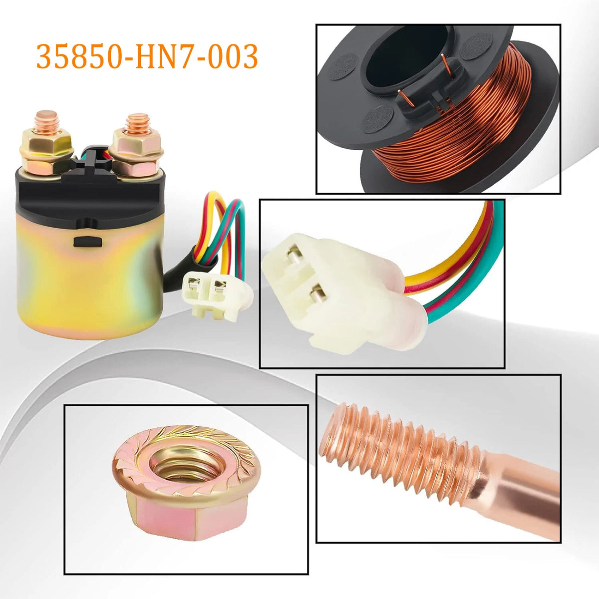 Starter Solenoid for Honda (35850-HN7-003)