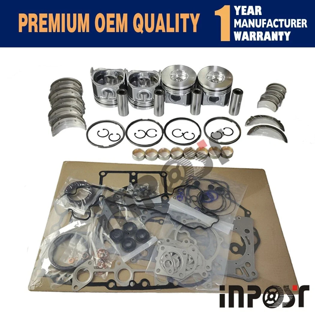 Overhaul Rebuild Kit for Kubota Engine (V2607, V2607T)
