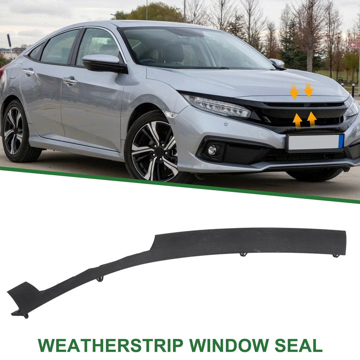 Front Engine Hood Sealing Strip No. 74122TR0A00 for Honda Civic (2012–2015)