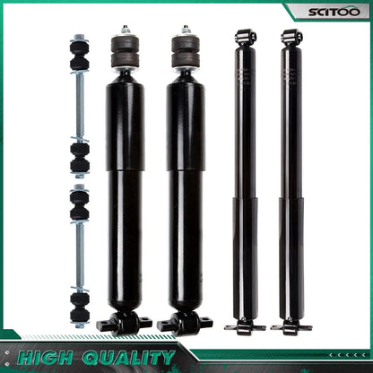 Front & Rear Shock Absorber Sway Bar Kit for GMC Savana Chevy Express (2003–2023)