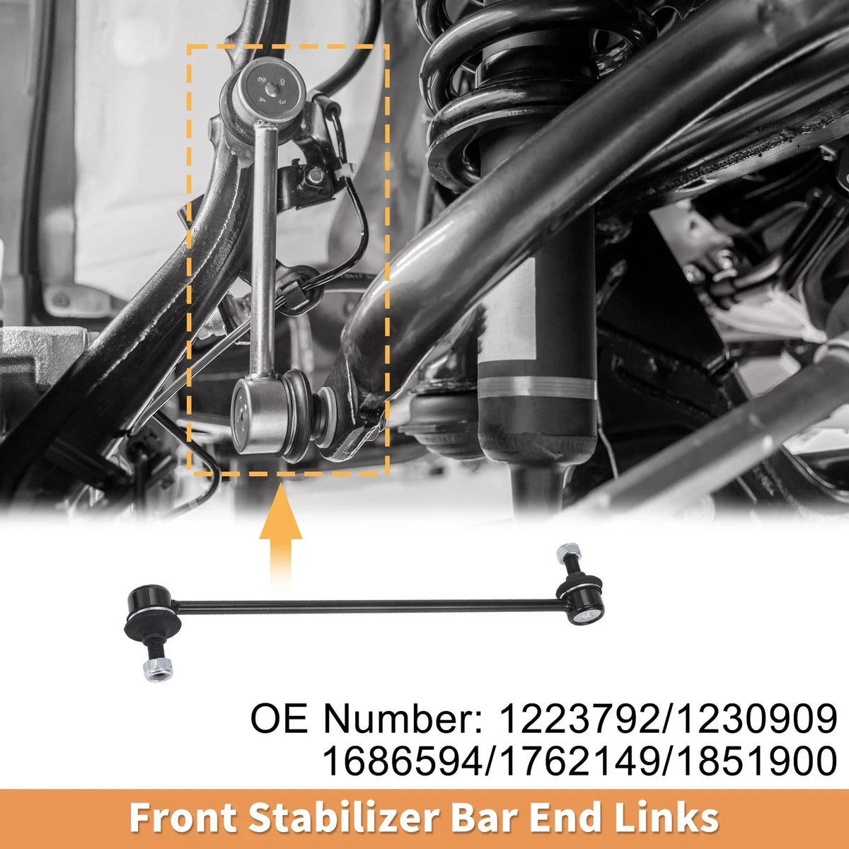 2X Front Sway Bar Links for Ford Focus (No. 1223792/1230909)