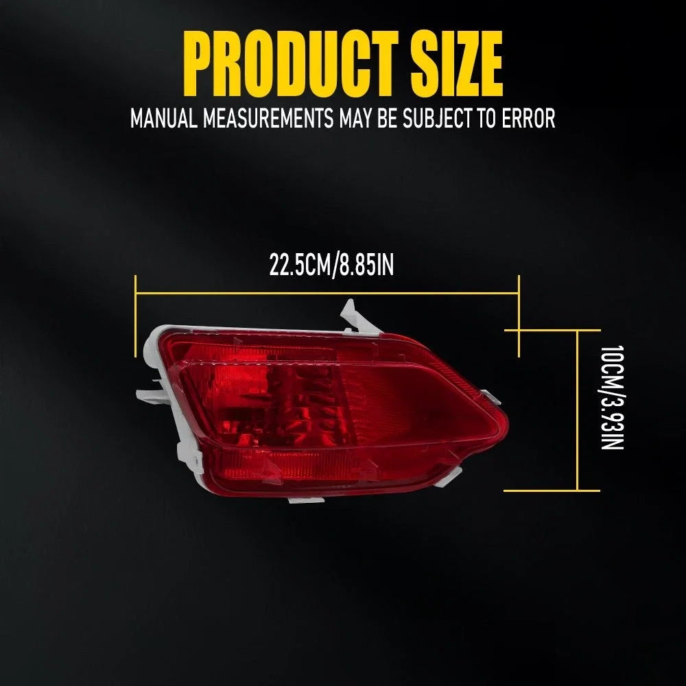 2X Rear Bumper Light Lamp Reflector for Toyota RAV4 (2013–2015)