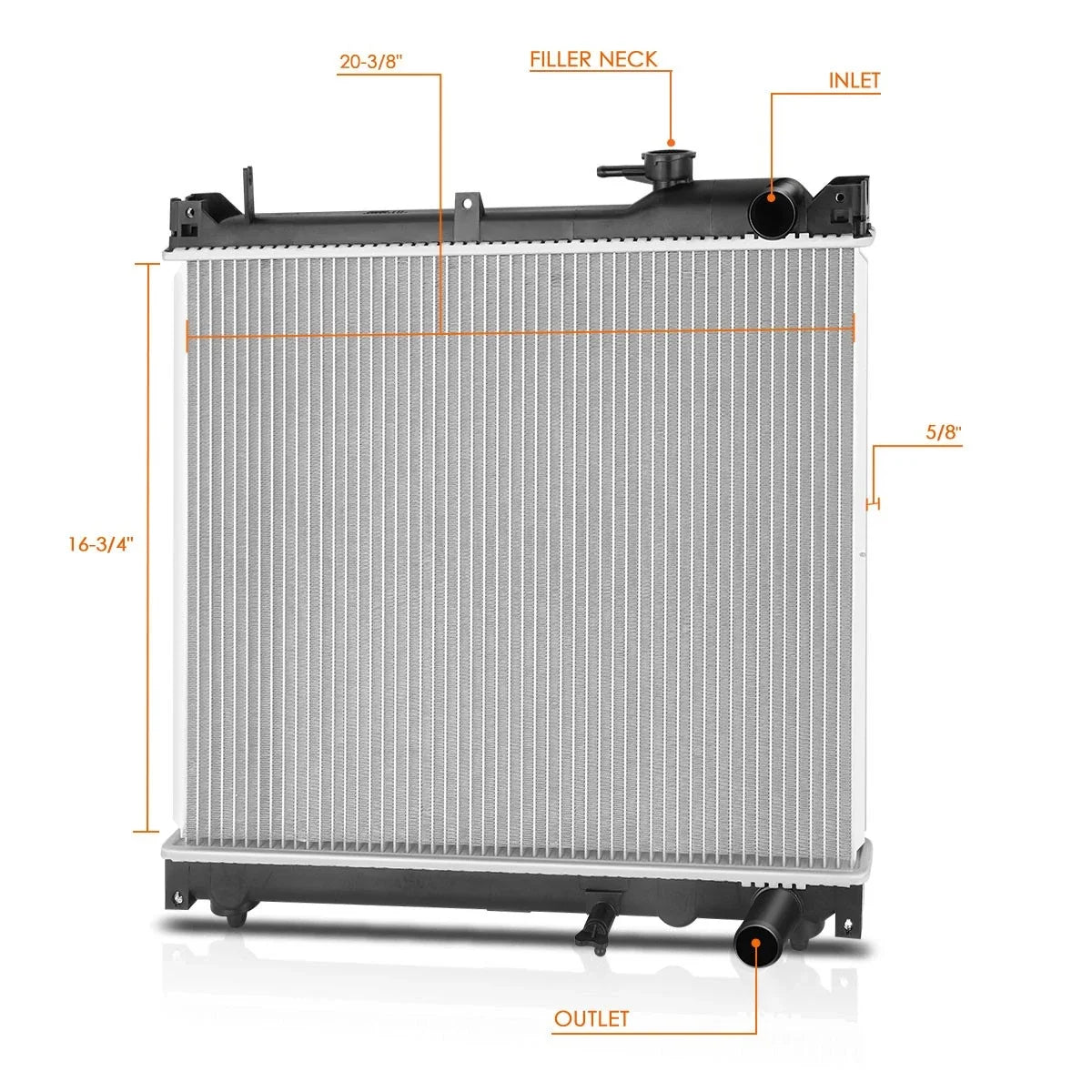 Aluminum Core Cooling Radiator for Suzuki Vitara 1999–2002 DPI-13028