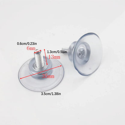 10-Pack Strong Suction Cups for Home Furniture Glass Table Top with M6 Screw