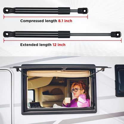 Lift Support Struts Shocks for Toolbox Trunk Hatch Universal (12 Inch)