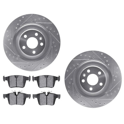 Rotor Set with Brake Pads for Volvo XC90 (2020) ALX-PAU-DF-7512-27073-CLA2
