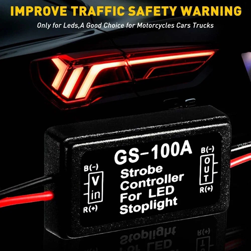 LED Flasher Control Module for Selectable Flash Patterns (12V)