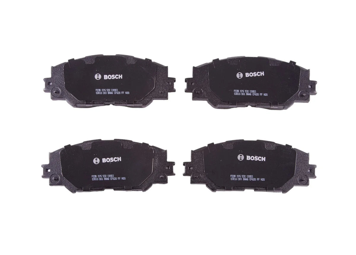 DuraGo Front Rotors & Bosch QuietCast Ceramic Brake Pads for Prius V xB (2012–2015)