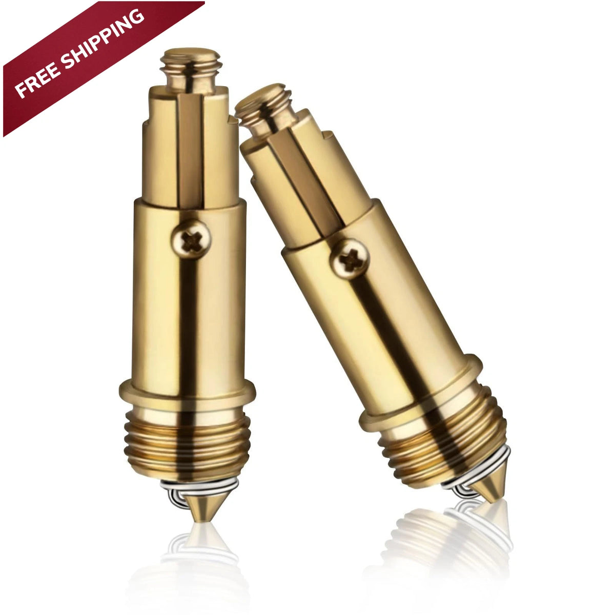 2X Basin Sink Clicker Pop Up Drain Click Clack Gold for Bath