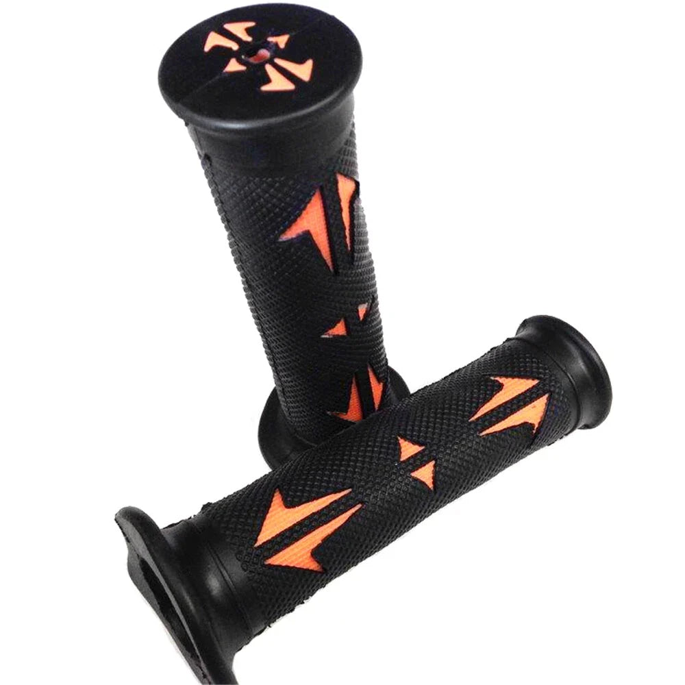 Sport Dirt Bike Rubber Hand Grips for Yamaha (7/8" Left, 1" Right)