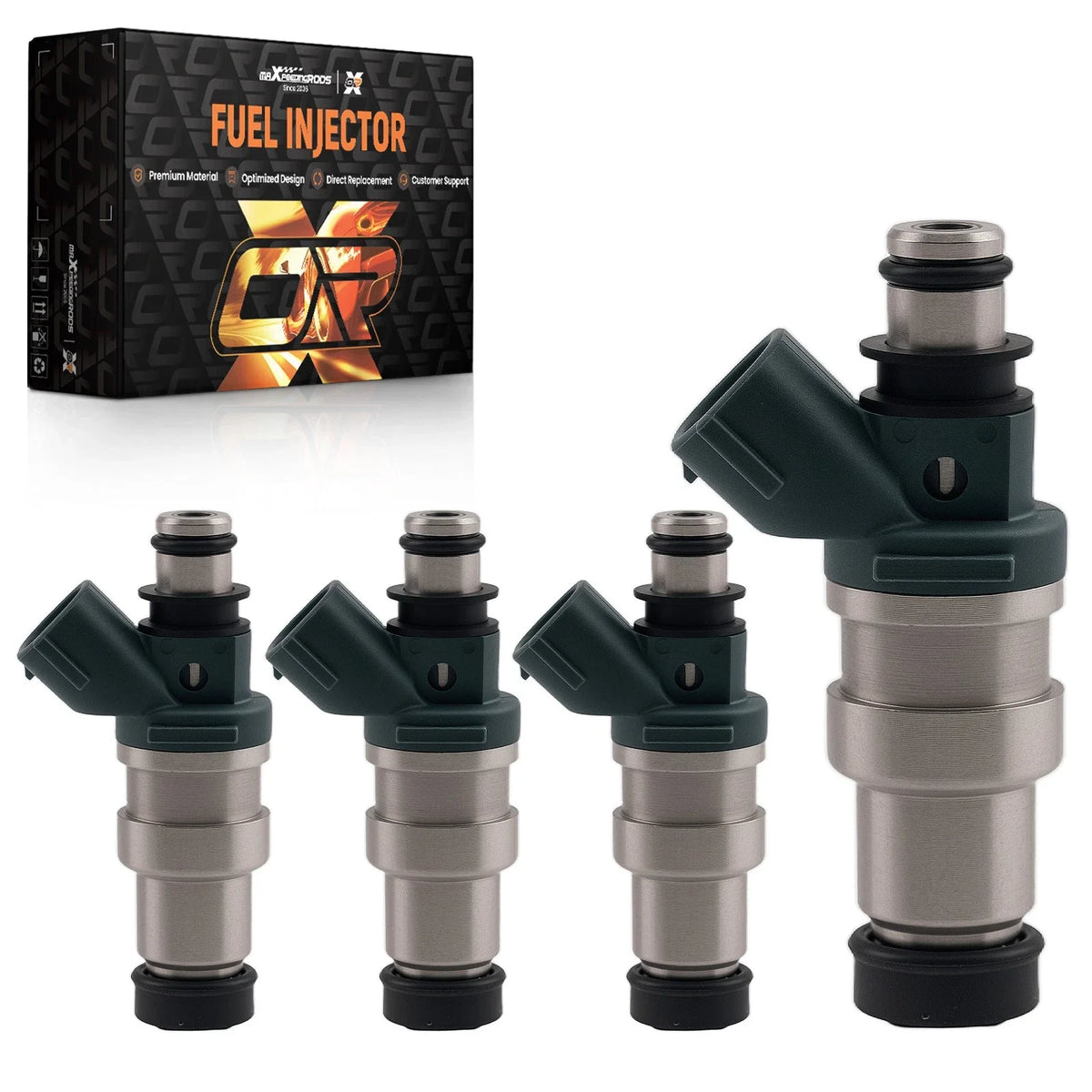 Set of 4 Fuel Injectors for Toyota Tacoma (1995–2000) 2.4L