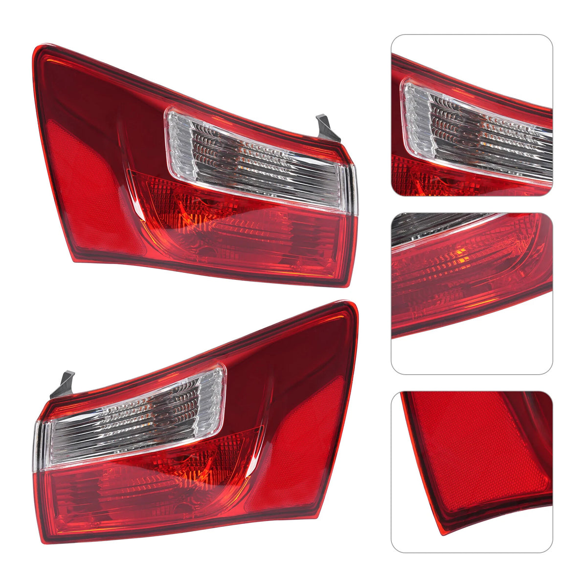 Set of 2 Halogen Tail Lights for Kia Rio (2012–2017) 924011W000, 924021W000