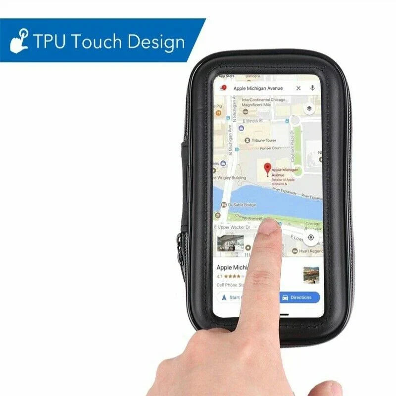 Waterproof Phone Holder Bag Case for Motorcycle MTB Bike Scooter