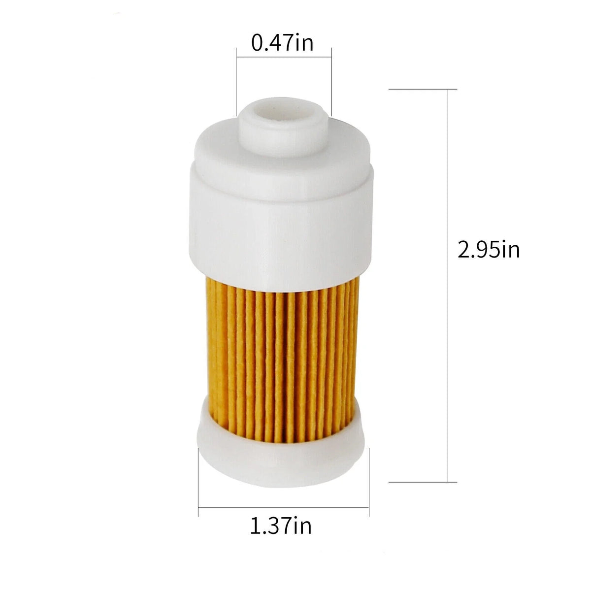 10 Micron Filter Element for Yamaha 150-300 Hp HPDI (Replaces 68F-24563-10-00, 18-7955)