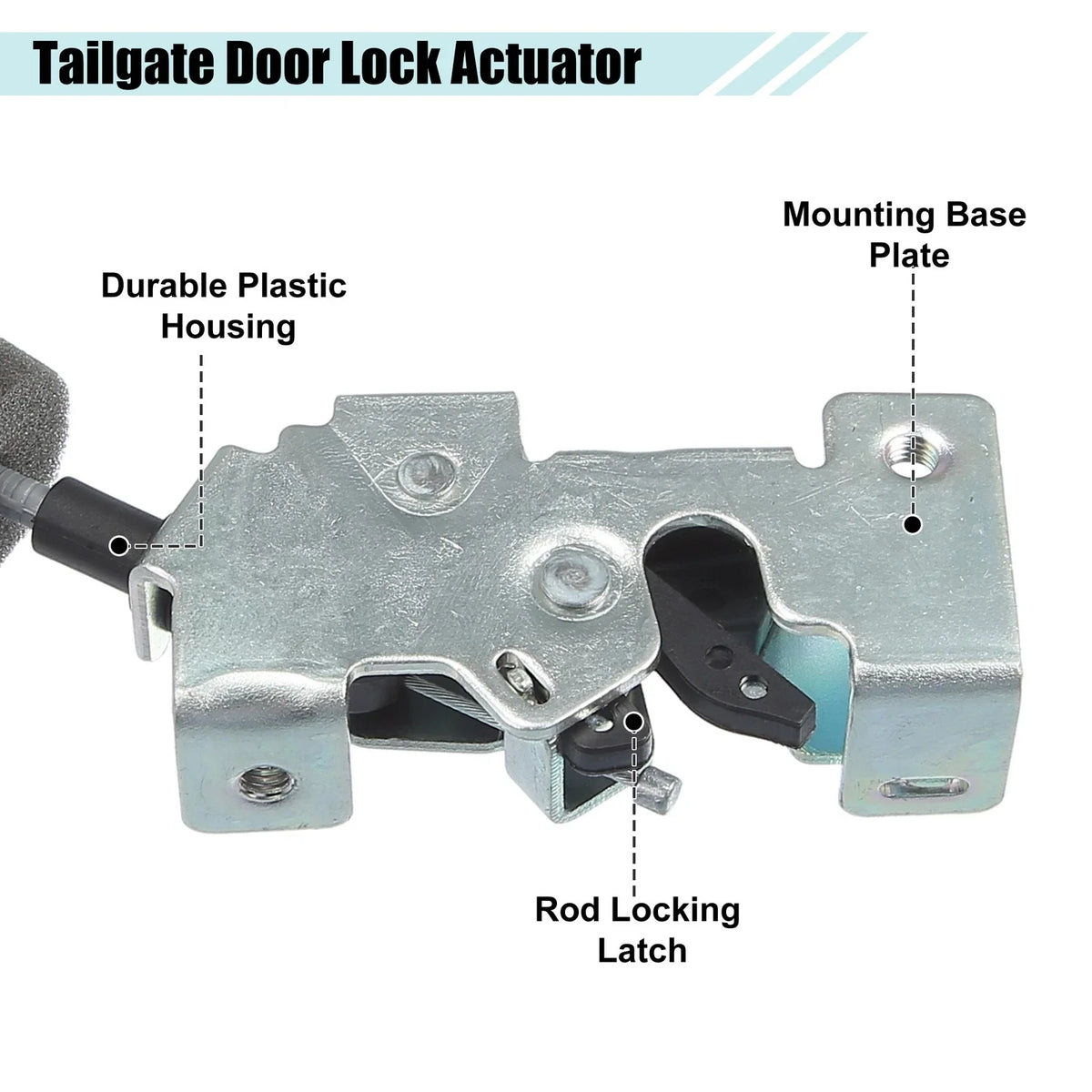 Rear Left Door Lower Latch Lock Cable for Ford Transit (2000–2014) No.YC15V431A03AM